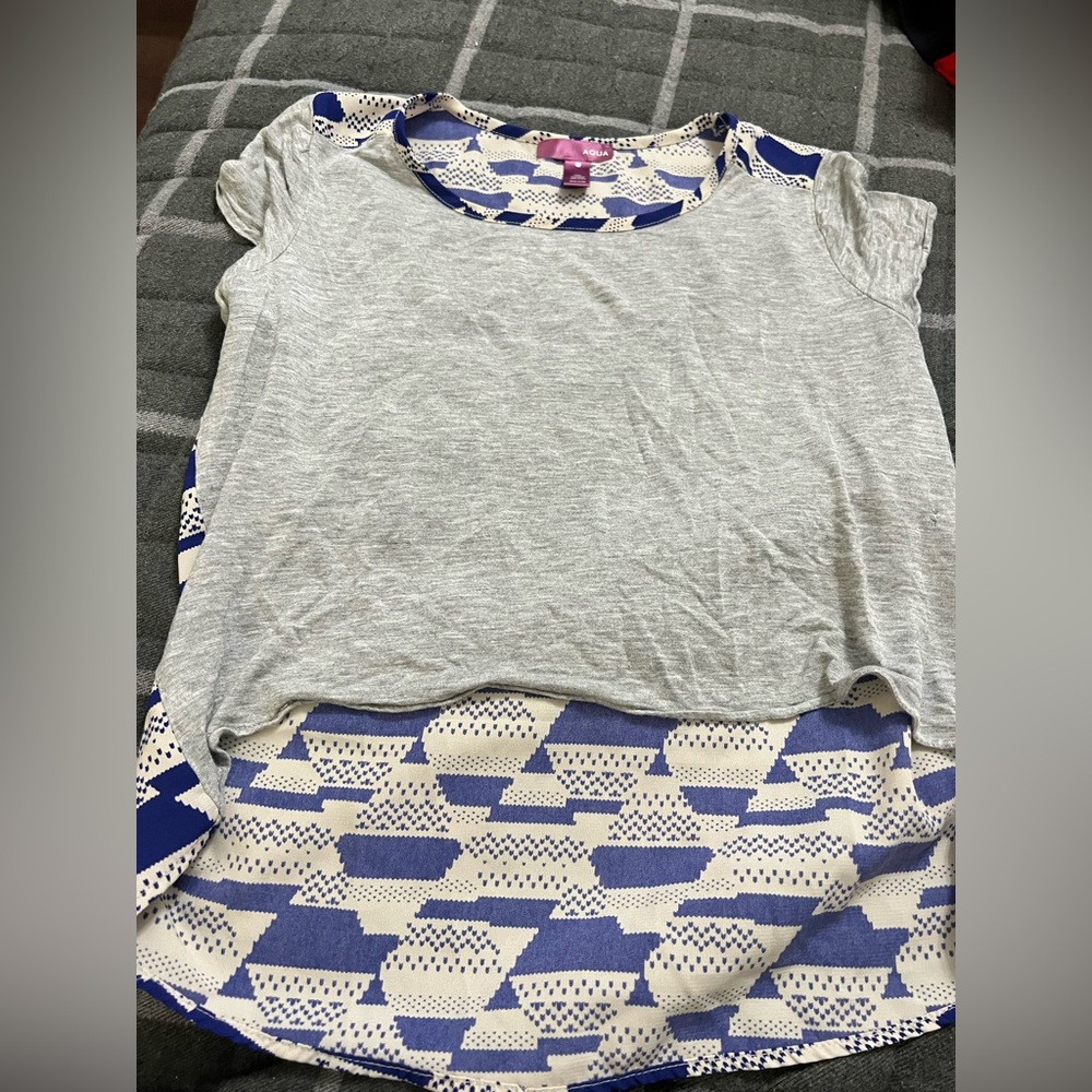 Aqua shirt